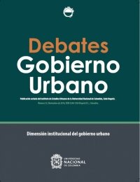 N.23 Dimensión institucional del gobierno urbano